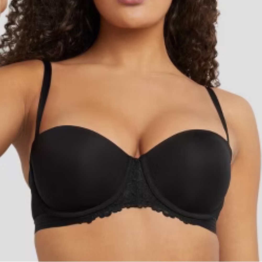 NWOT Maidenform Self Expression Multiway Push-Up Open Neckline Bra 40D #15763